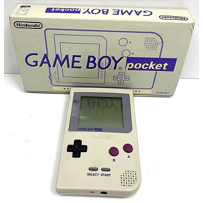 Game Boy Pocket, Na Caixa Seriado, MGB-001, Original, Nintendo (Usado)