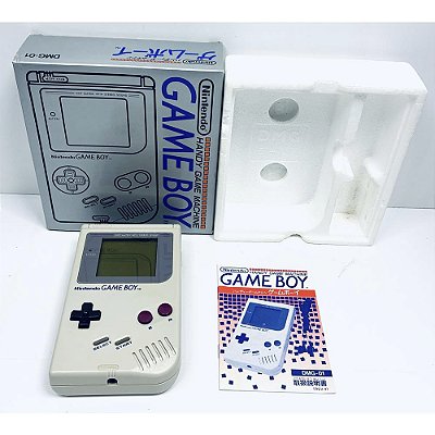 Game Boy, Na Caixa, DMG-01, Original, Nintendo (Usado)