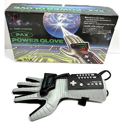 Power Glove Pax, Na Caixa Completo, Famicom, Nes, Nintendo (Usado)
