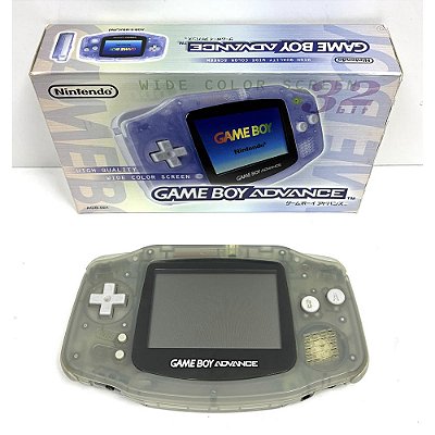 Game Boy Advance, Transparente, Na Caixa Seriado, GBA, Original, Nintendo (Usado)