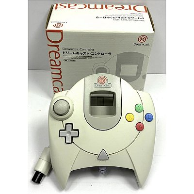 Controle Dreamcast Sega, Branco, Na Caixa, Sega, Original, (Usado)