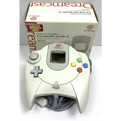 Controle Dreamcast Sega, Branco, Na Caixa, Sega, Original, (Usado)