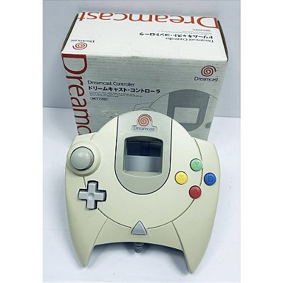 Controle Dreamcast Sega, Branco, Na Caixa, Sega, Original, (Usado)