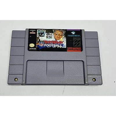 Troy Aikman NFL Football, Super Nintendo, Snes, Cartucho Original (Usado)