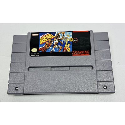 NCAA Basketball Super Nintendo, Snes, Cartucho Original (Usado)