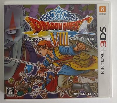 Dragon Quest VIII Journey of the Cursed King (Japonês) - 3DS (Mídia Fisica) Original - Usado