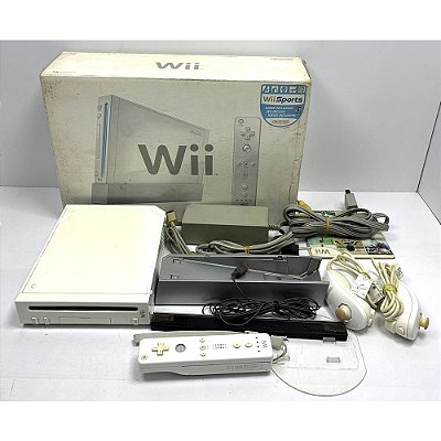 Console Nintendo Wii, Na Caixa, Wii Remote, Nunchuk (Usado)
