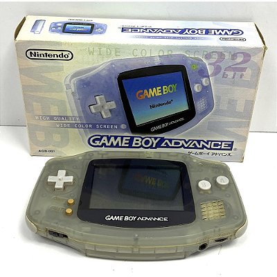 Game Boy Advance, Transparente, Na Caixa Seriado, GBA, Original, Nintendo (Usado)
