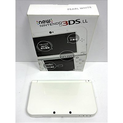 Nintendo New 3DS XL (LL), Pear White, Na Caixa Seriado, Original Nintendo (Usado)