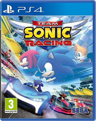 Team Sonic Racing - PS4 (Mídia Física) - Novo, Lacrado