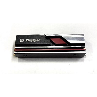 SSD 2TB KingSpec, M.2 2280, NVMe, Leitura: 7500 MB/s, Gravação: 6700 MB/s, Seminovo
