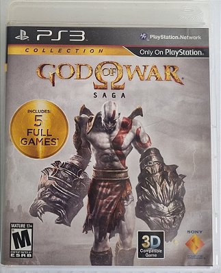 God Of War Saga Collection - PS3 (Mídia Física) - USADO