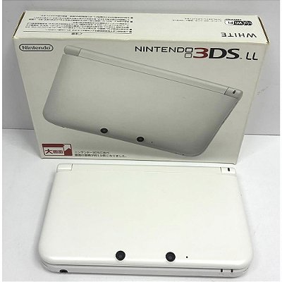 Nintendo 3DS XL (LL), White, Branco, Na Caixa Seriado, Original Nintendo (Usado)