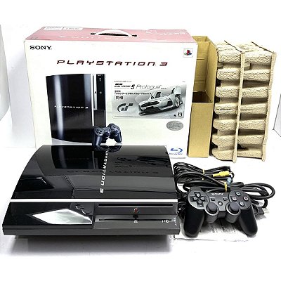 PlayStation 3 Fat, Na Caixa Seriado, 1 Controle, Modelo CECHL 00, PS3 (Usado)