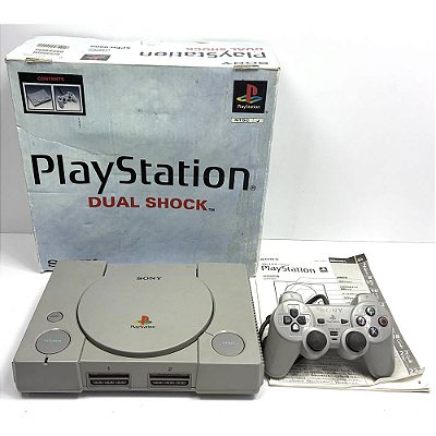 PlayStation 1, Na Caixa Seriado, 1 Controle, Modelo SCPH-9000, PS1, (Usado)