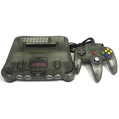 Console Nintendo 64, Transparente, Com 1 Controle Transparente, Original Nintendo (Usado)