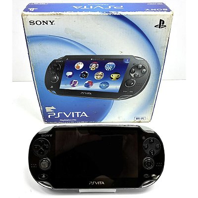 PS Vita, PlayStation Vita, Na Caixa, Modelo PCH-1010, Original Sony, Seminovo
