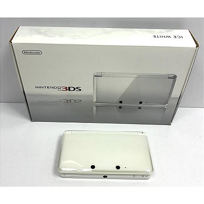 Nintendo 3DS, Ice White, Na Caixa Seriado, Original Nintendo (Usado)