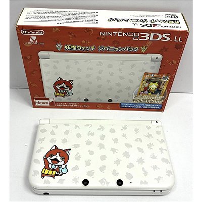 Nintendo 3DS XL (LL), Edição Yo-kai Watch Jibanyan, Na Caixa Seriado, Original Nintendo (Usado)