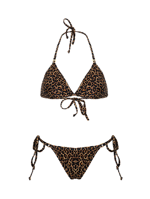 BIQUINI MONDRIAN ANIMAL PRINT