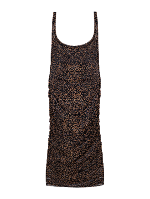 VESTIDO TULE ANIMAL PRINT