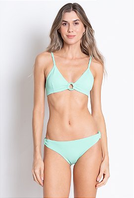 BIQUINI CAROL VERDE ÁGUA CREPONE