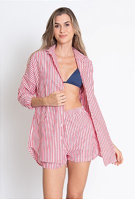 Conjunto Capri vermelho