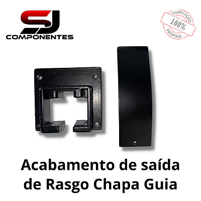 KIT SAÍDA DE ALUMÍNIO PRETO