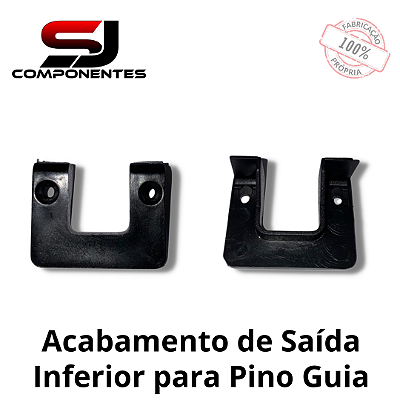 SAÍDA INFERIOR EM NYLON BRANCO / PRETO