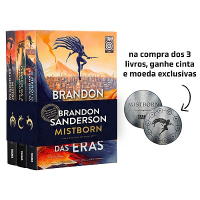Pack Mistborn capa comum com brinde exclusivo