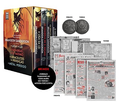 Box Mistborn: Wax & Wayne com Brinde - Edição Limitada