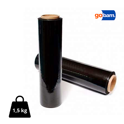 Filme Stretch Preto Blow 500 x 0,25 x 100 Metros (1,5kg)