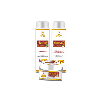 Kit Pós Química 300ml - 3 Itens