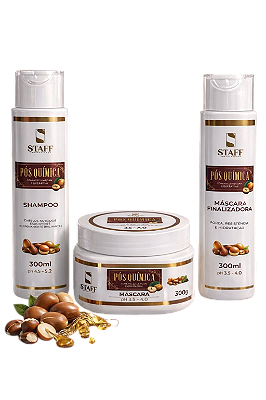 Kit Pós Química 300ml - STAFF PROFESSIONAL