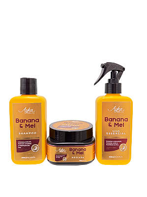 Kit Banana e Mel - HOME CARE - Ayka Beauty Cosmetics
