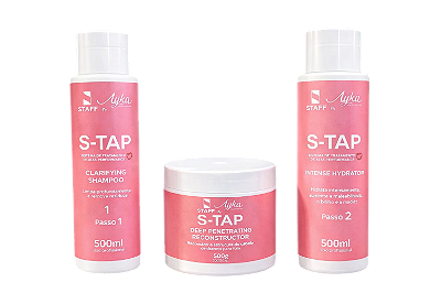 Kit S-TAP Ayka Beauty Cosmetics - Tratamento Completo 500ml