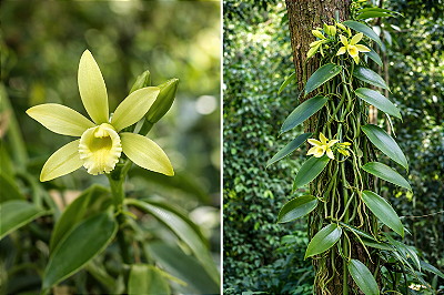 Orquídea Vanilla sp - 40cm