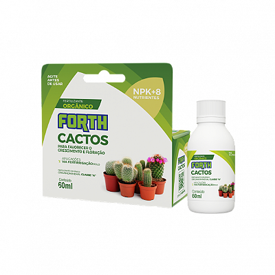 Fertilizante líquido Forth Cactos - 60ml Concentrado