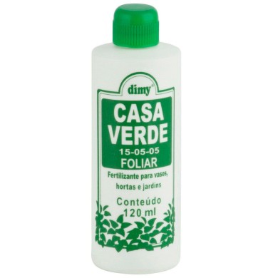 Fertilizante Mineral Casa Verde 15-05-05 Foliar 120ml - Dimy