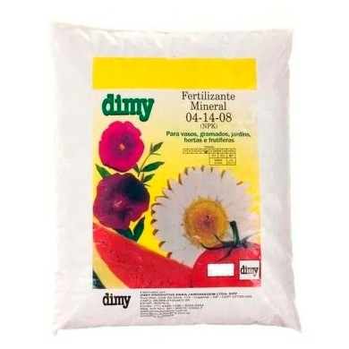 Fertilizante Mineral Misto 4-14-8 NPK Dimy - 500g