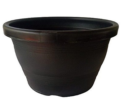 Vaso Cuia Veneza Planta Flor Temperos - Cor Preto (24)