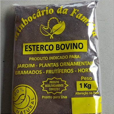 Húmus de Minhoca - 1 Kilo - Orquidário 4 Estações