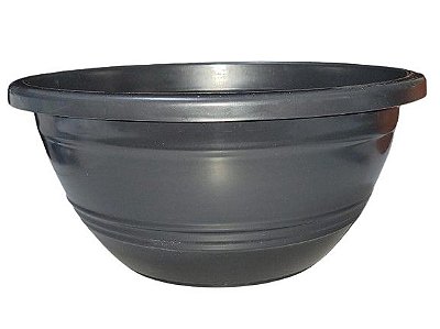 Vaso de Plástico Cuia Preto 6L - Preto