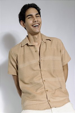 Camisa Masculina Amendoim