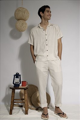Camisa Masculina Algodão