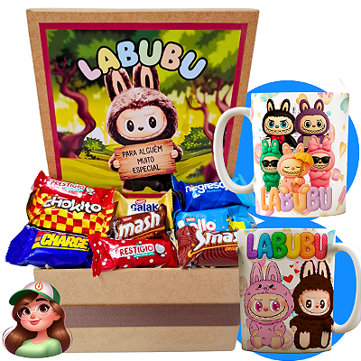 Caixa de Chocolates Labubu