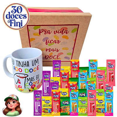 Caixa com 30 doces Fini