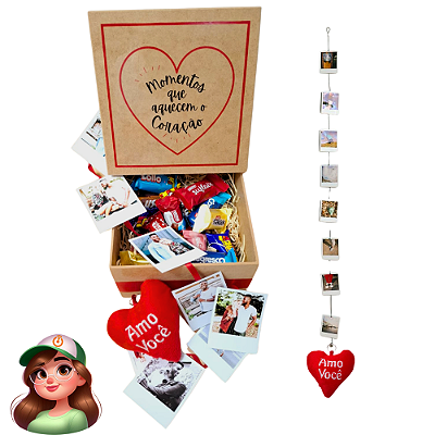 Varal de Fotos com Chocolates