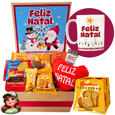 Caixa de Natal com Panettone