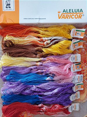 Linhas Varicor Aleluia - Matizadas Coloridas